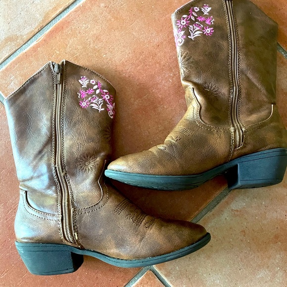Paris Blues Other - Paris Blues kids floral cowboy boots Sz 1.5
